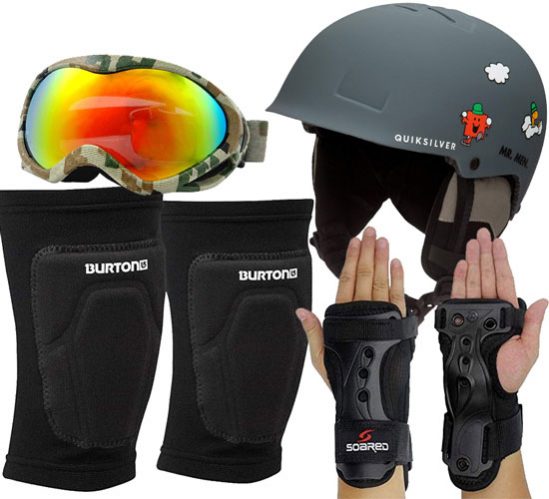 Protecciones snowboard
