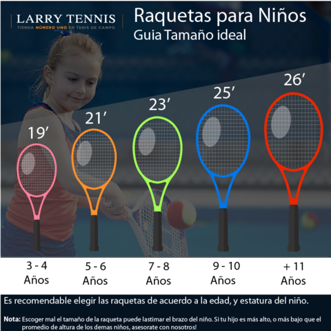 Raquetas 21 pulgadas de tenis